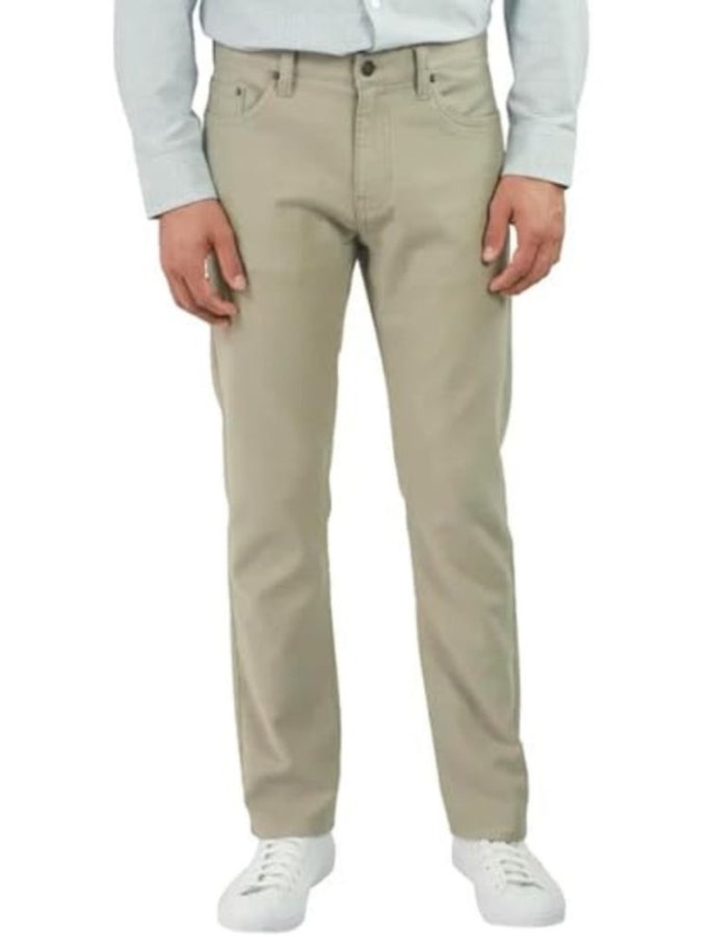 Jachs New York - Straight Stretch Twill Trousers / 5 Pockets Pants